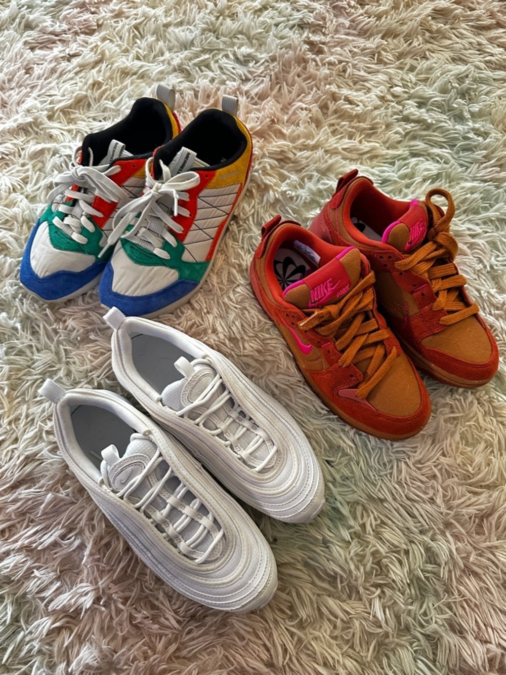 Bundle 3 Pairs Sneakers Nike and Merrell Size 37.5